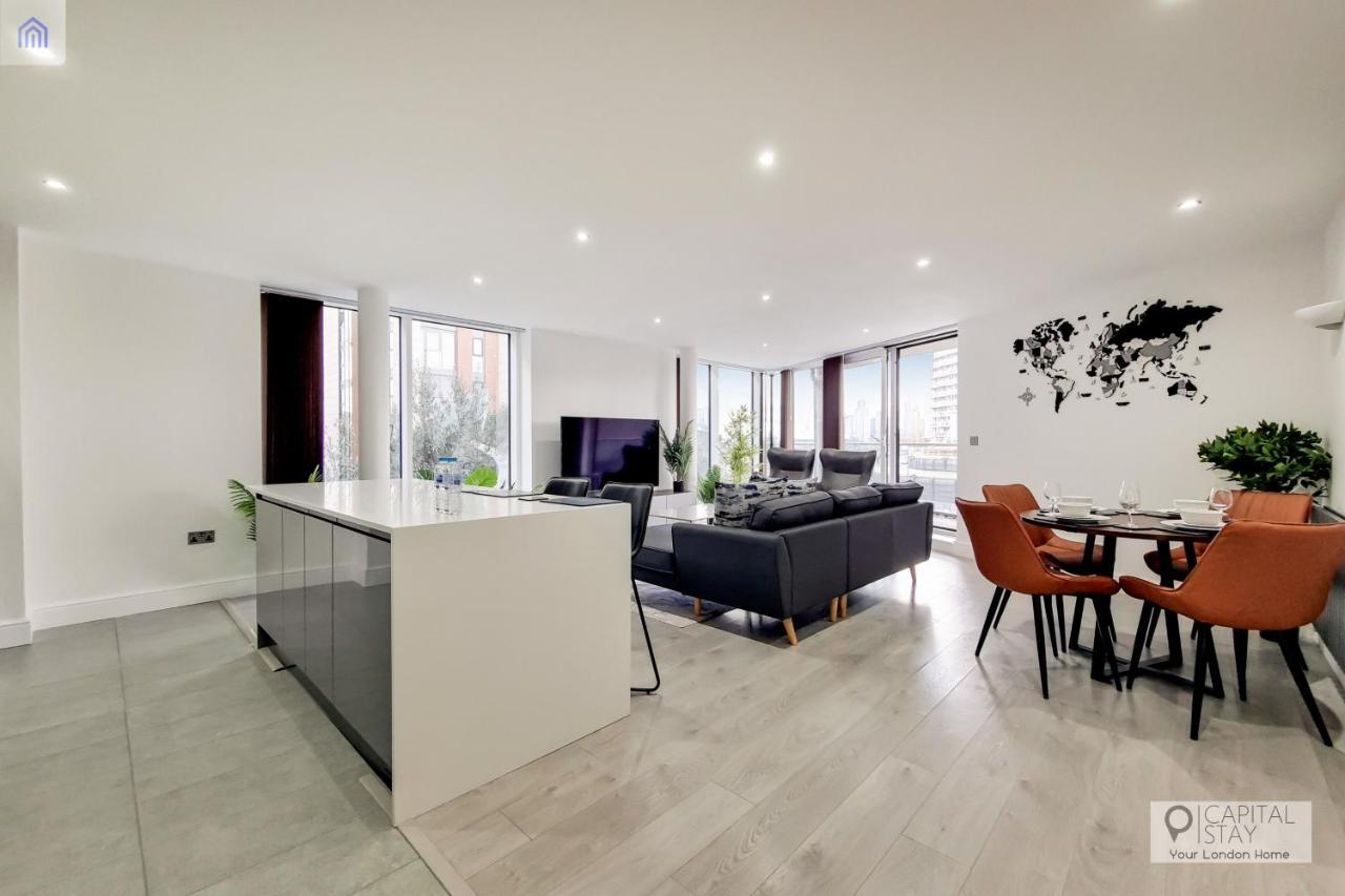 Free Parking - Stylish Three Bedroom Apartment By London Excel מראה חיצוני תמונה